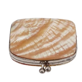 Antique Mother-of-Pearl Coin Wallet