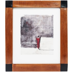 Karl Bohrmann (German, 1928-1998) Watercolor Abstract