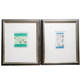 Pair of T. Tuchel (German, b. 1962) Signed Works