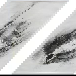 Heinz Hajek-Halke (German, 1898-1983) Windrosen Photograph: Heinz Hajek-Halke (German, 1898-1983) Windrosen Photograph1960s, GermanyExperimental original photograph by Heinz Hajek-Halke titled "Windrosen (Wind Roses)" housed in a white mat. It is signed lower