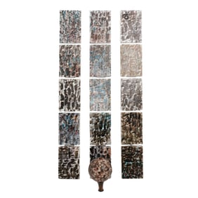 (4 Pc) Shahla Safarzadeh Wall Panels & Matching Ball