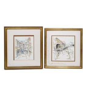 (2 Pcs) Libby Parsons (Canadian, 20th Century) Lithographs