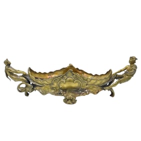 Art Nouveau Gilt Metal Figural Centerpiece