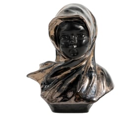 Vintage Porcelain Bust Sculpture