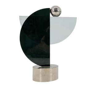 Geometric Glass Sculpture