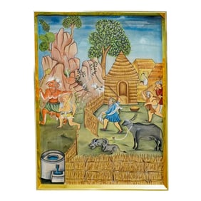 Southeast Asian Silk Folk Art