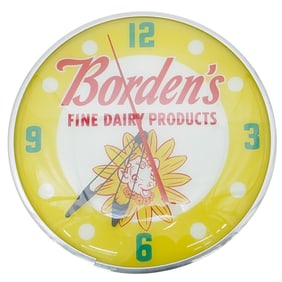 Vintage Borden's Elsie The Cow Clock