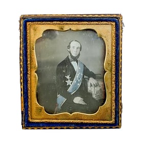Antique Masonic Member Daguerreotype Photo