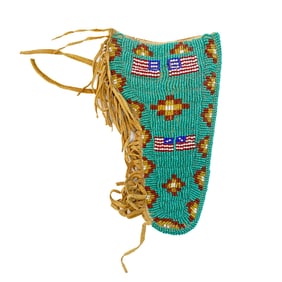 Vintage Native American Beadwork Holster