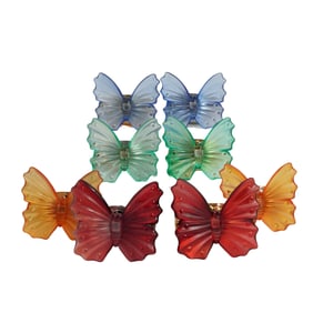 (8 pcs) Hans Turnwald Butterfly Napkin Rings
