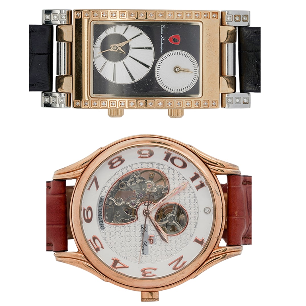 (2 Pcs) Men’s Watch Collection: Tonino Lamborghini & Lucien Piccard (1 of 9)