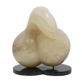Signed "S. Henry" Fine Modernist Erotic Marble Sculpture