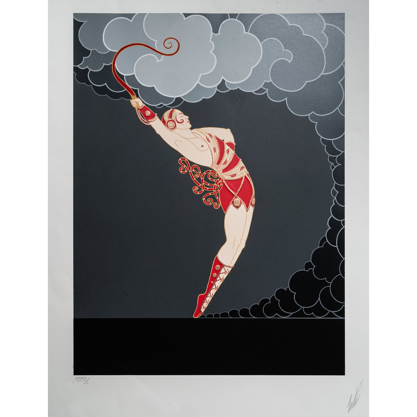 Erte 'The Dancer' Artist Proof Screenprint on Arches Paper (1 of 7)