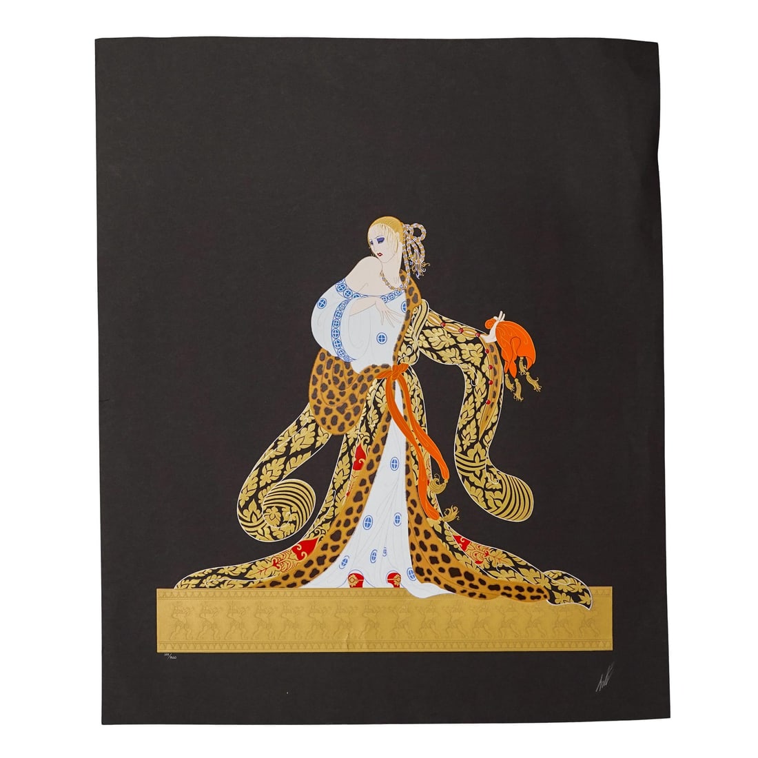 Erte (Russian/French, 1892-1990) "Rigoletto" Serigraph (1 of 7)