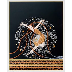 Erte (Russian/French, 1892-1990) "Ondee" Artist Proof Serigraph