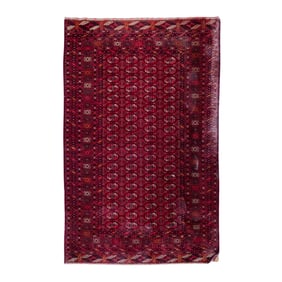 Traditional Central Asian Bukhara Rug