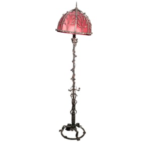 Antique Wrought Iron Lamp