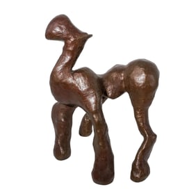 Joel Fischer (b. 1947, American) Bronze Camel