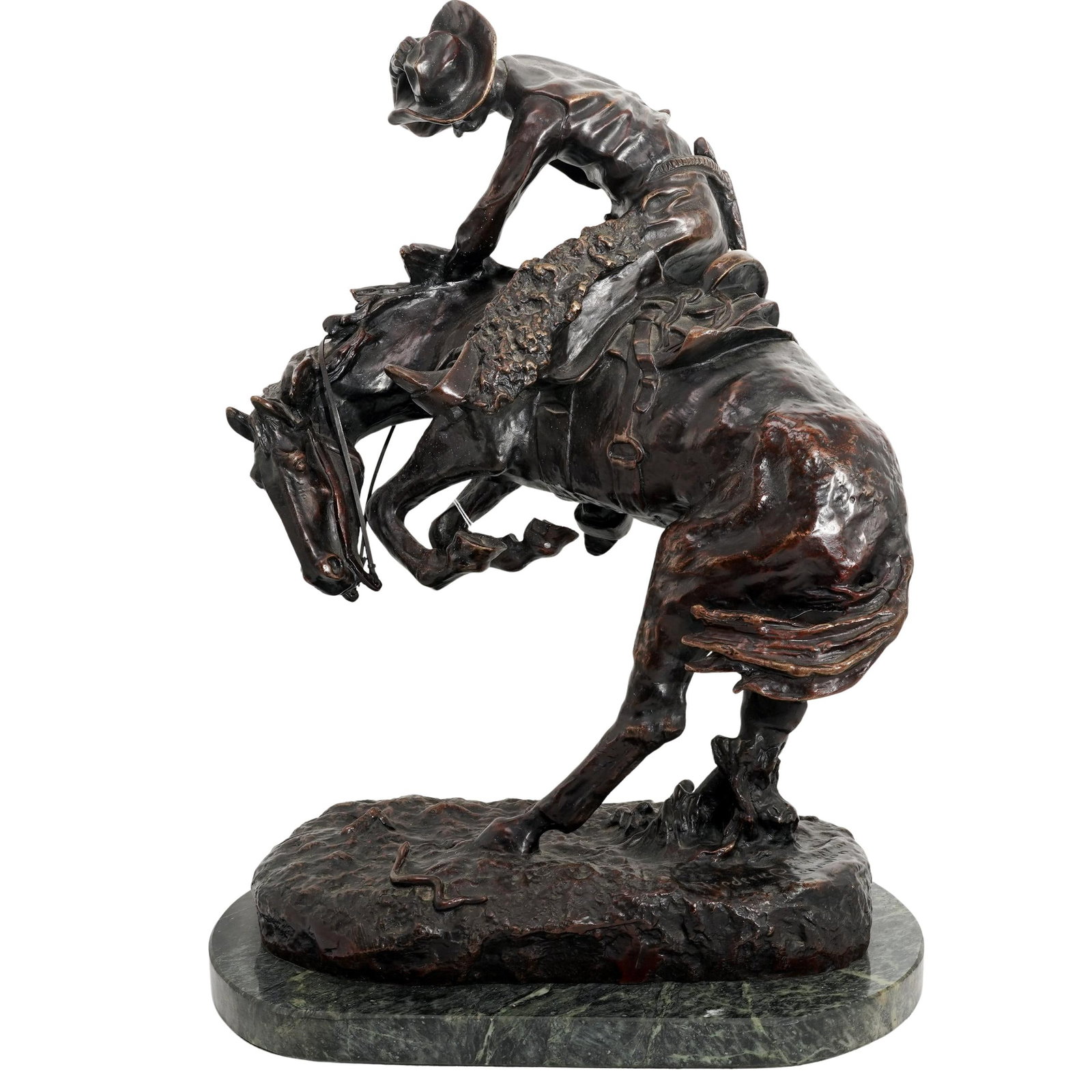 After Frederic Remington "Rattlesnake" Bronze Sculpture (1 of 6)