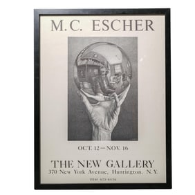M.C. Escher (Netherlands, 1898-1972) Gallery Exhibition Lithograph