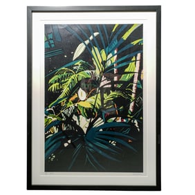 Jon Carsman (American, 1944-1987) "Kentia" Serigraph