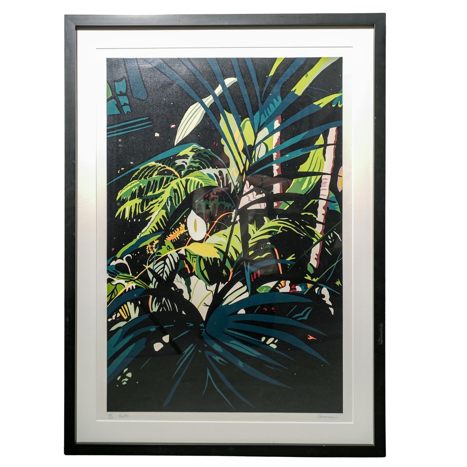 Jon Carsman (American, 1944-1987) "Kentia" Serigraph (1 of 5)