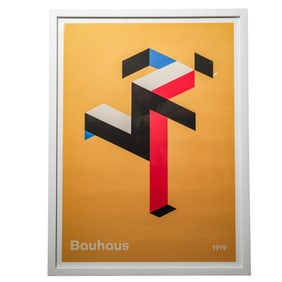 Vintage Bauhaus "Running Man" Screen-Print