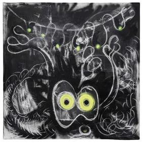 Andreas Stylianou (Cyprus, B. 1990) "Foetus" Abstract Painting