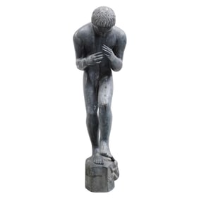 Signed "SEB" Stone Fountain Sculpture