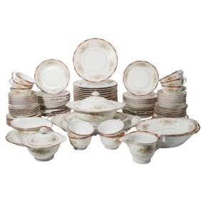 (88 Pc) Vintage Sone Japanese Floral China Set
