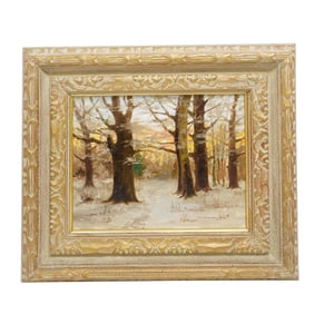 Hradil (Hungarian, 1885) Oil Painting On Board
