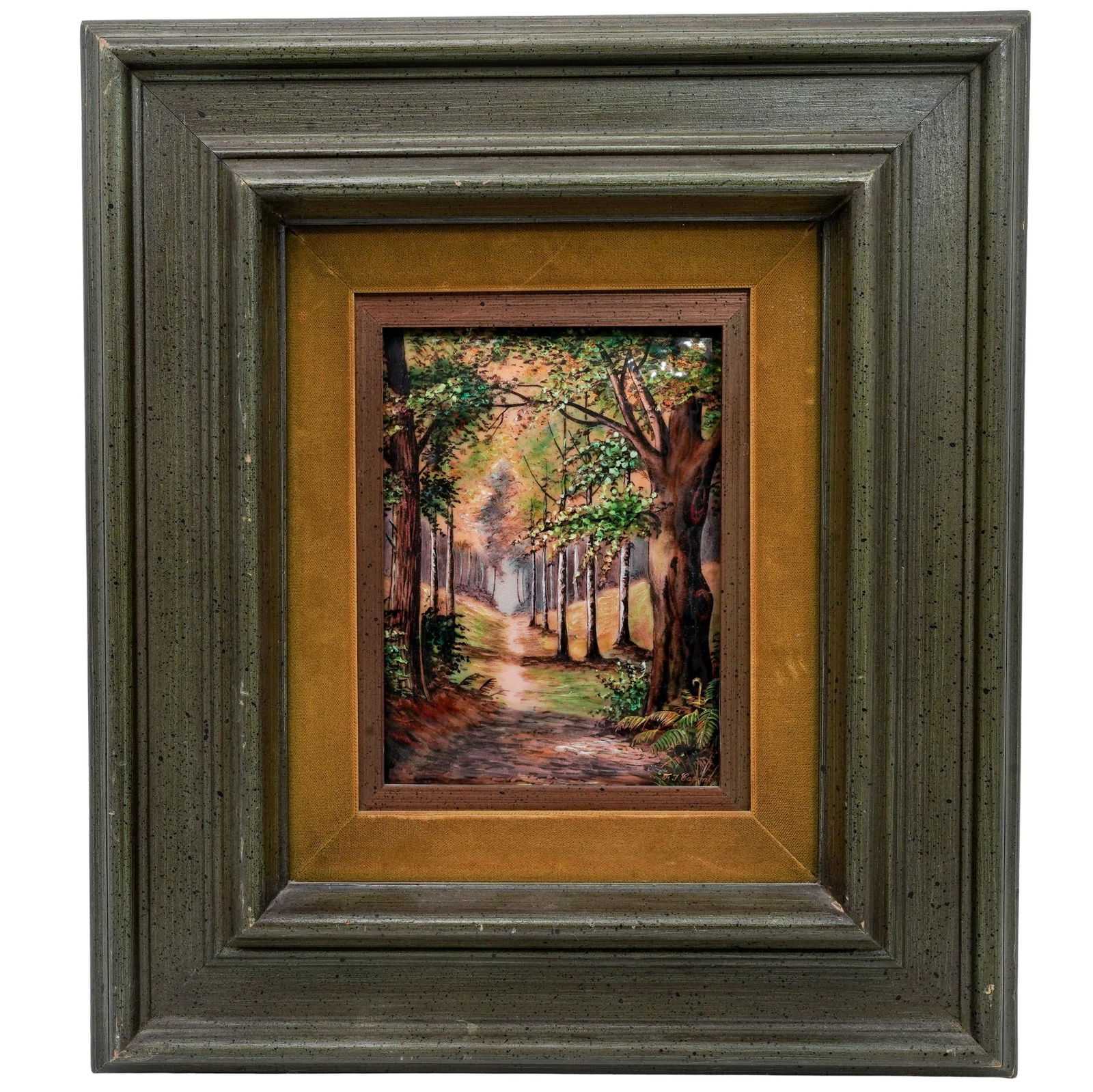 Limoges Enameled On Copper Plaque By FJ Carmona (1 of 6)