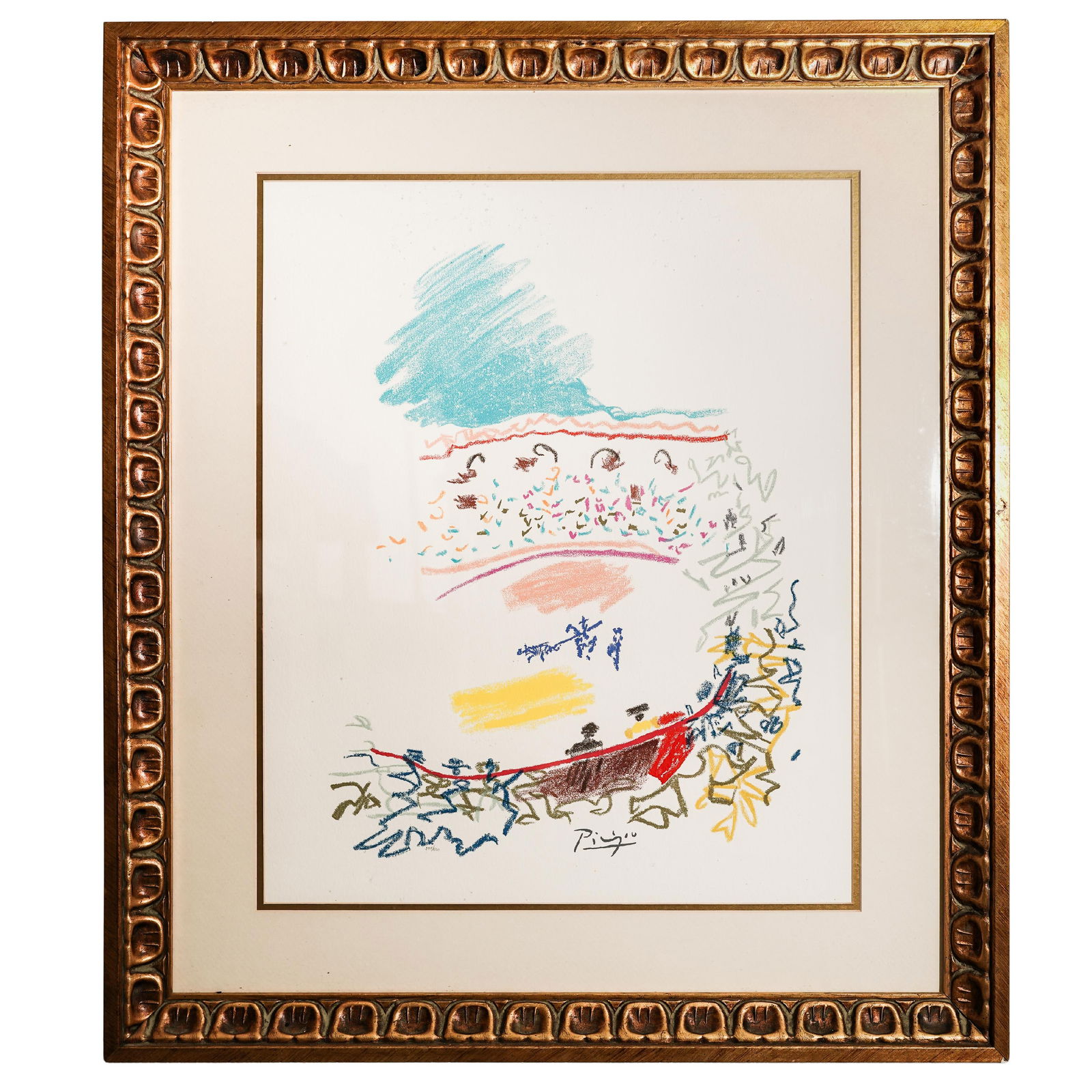 Picasso (Spanish, 1881- 1973) "El Ruedo" Serigraph (1 of 5)