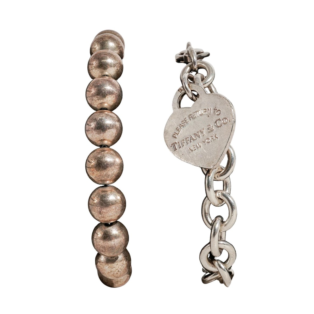 (2 Pc) Tiffany & Co. Sterling Silver Bracelets (1 of 8)