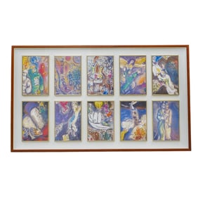 Ten Marc Chagall (Russian/French, 1887-1985) Framed Prints