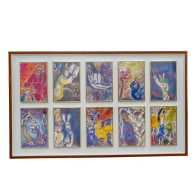 Ten Marc Chagall (Russian/French, 1887-1985) Framed Prints