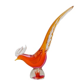 Vintage Murano Glass Rooster