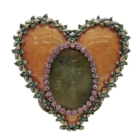 Jay Strongwater Dominique Heart Picture Frame