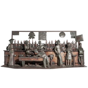 Barry Norling (American, 20th Cent.) Bronze Sculpture