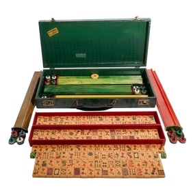 Vintage Mah Jong Cardinal Set