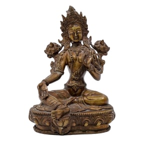 Southeast Asian Bronze Hindu Deity Sculpture