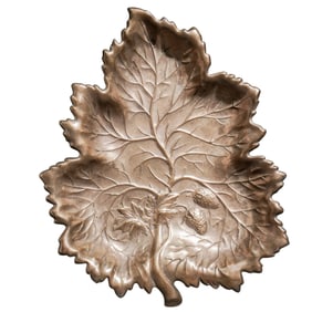 Wallace Sterling Silver Leaf Fruit Dish
