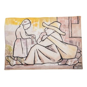 After Diego Rivera (Mexican, 1886) Unstretched Painting Print