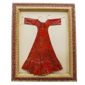 Red Dress Artwork Attributed to Claes Oldenburg (Swedish, 1929-2022)