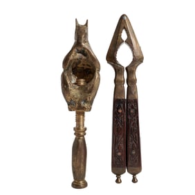 (2 Pcs) Vintage Brass Nutcrackers