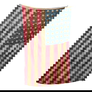 Antique 48 Star American Flag: Antique 48 Star American Flag1912-1959, USAAmerican flag with 48 stars. This version was produced starting in 1959 when Arizona and New Mexico became states up until 1959, when Alaska was also added.W