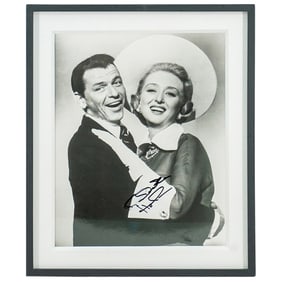 Frank Sinatra & Celeste Holm Signed Photograph