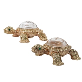 L'Objet 14K GP Turtle Salt & Pepper Shakers