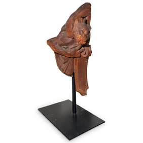 19th Cent. Hercules and the Nemean Lion Salvaged Carving