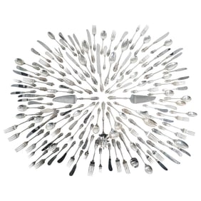 (126 pcs) Wallace Sterling Silver "Grand Baroque" Flatware